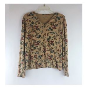 SALE 4/$10 ✨ floral paisley v neck blouse tee